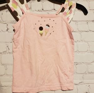 2/$12 Gymboree Ice Cream Shoppe top
